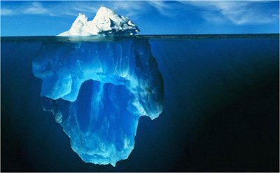 l'iceberg représente bien l'image des TMS