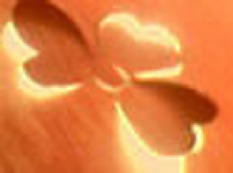 enfermement et dépression une trace marquée en orange se transforme en fleur