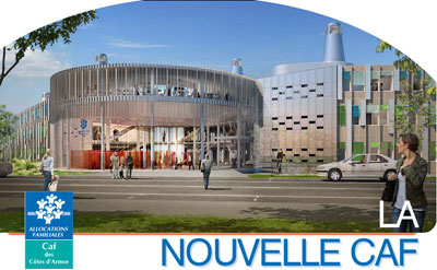 un caf HQE la nouvelle CAF de Saint Brieux
